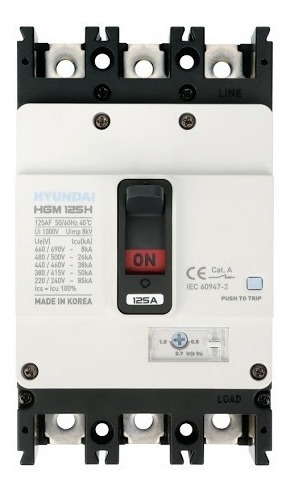 Breaker Trifasico 3x32-40 Amps Hyundai Hgm100l