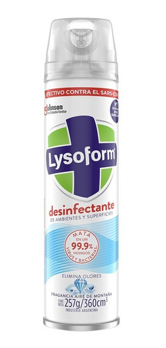 Desinfectante Ambiente Lysoform Aerosol Aire Montaña