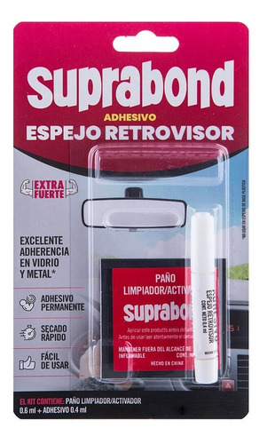 Adhesivo Espejo Retrovisor Pegamento Parabrisas Suprabond Fs