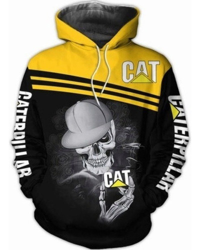 Ty Uu Sudadera Con Capucha Para Motocicletas, Diseño Caterpilla