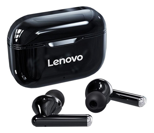 Imagen 2 de 2 de Audífonos in-ear inalámbricos Lenovo LivePods LP1 negro