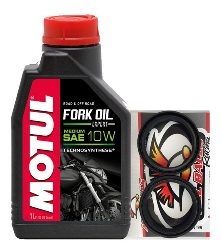 Kit Aceite Motul Y Retenes Race 1 R6r R1 Gsxr Zx6r Zx10r Cbr