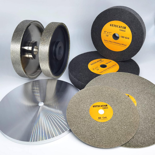 6 Aluminum Disc Master Lap Base Plate For Diamond Flap Lap