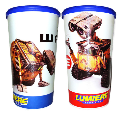 Vaso Original De Cine Set De 2 Wall-e Lumiere Wall E Walle