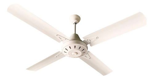 Imagen 2 de 2 de Ventilador De Techo Superelectric Metal Blanco