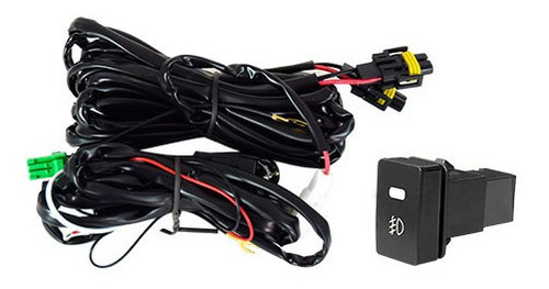 Kit Cableado Ramal Instalacion Neblineros H11 + Boton Toyota