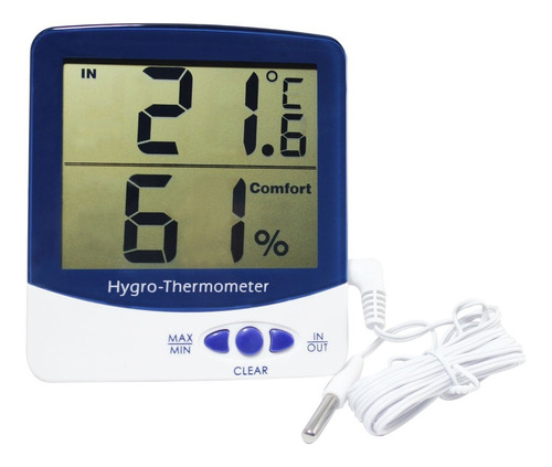 Termohigrómetro + Sensor Con Certificado De Calibración