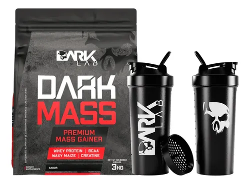 Hipercalórico Dark Mass Chocolate 3kg + Coq 700ml Dark Lab