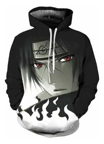 Sudadera Con Capucha Anime Naruto Itachi 3d Impreso Digital