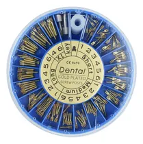 Comprar Herramienta Dental Con Poste De Tornillo Chapado En Oro, 120