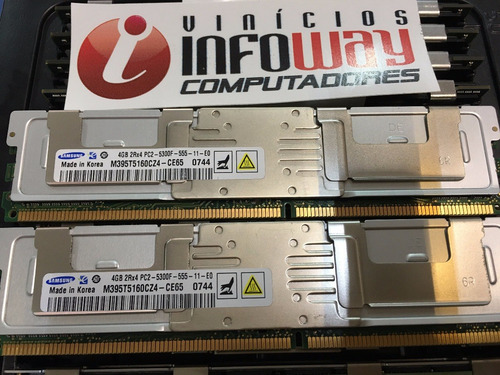 Imagem 6 de 9 de Memoria Fb-dimm 4gb 667mhz Pc2-5300f Apple Mac Pro A1186