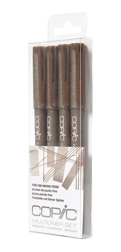 Multiliner Desechable 4 Set: Brown