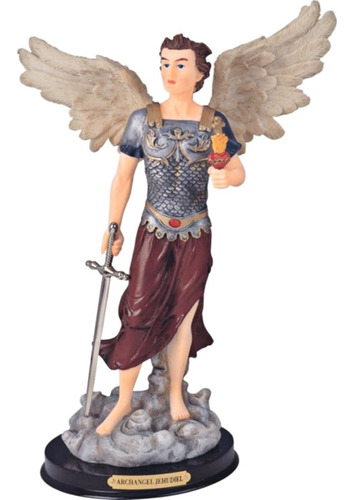 Figura Arcángel Jehudiel 30 En Fina Resina Angel De Dios
