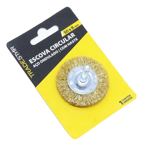 Cepillo circular de acero de 50x8 mm - Eliminación de corrosión
