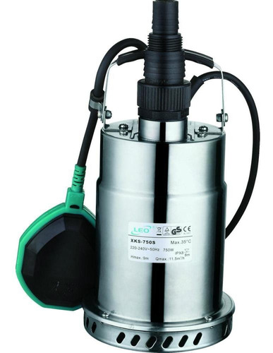 Bomba De Agua Sumergible De Achique 0.5hp Inox  7800lts.leo 