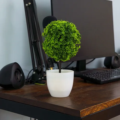 Topiario Artificial Interior Árbol Decoración 26cm Pack 5 U