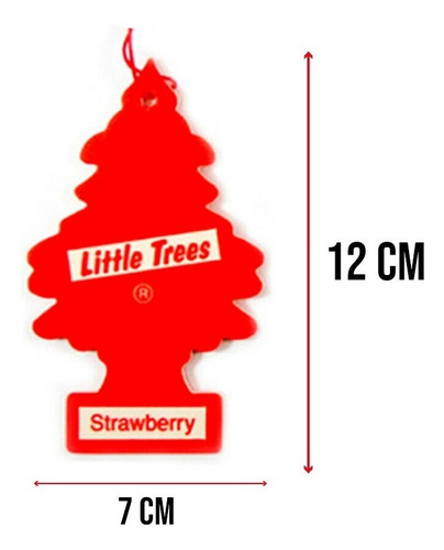 5 Uni Little Trees con olor a vainilla a coche