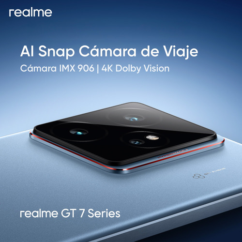 Realme Gt7 12gb Ram + 512gb Rom Dual Sim | Dimensity 9400e | Cámara 50 Mp 8k | Pantalla 6.78 120 Hz 6000 Nits | Batería 7000 Mah | Carga 120 W Azul Azul