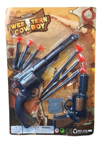 Set De Vaqueros Con Pistolas Y Dardos 53315