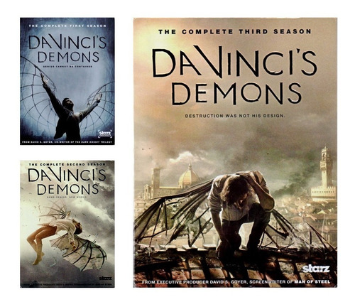 Da Vinci ' S Demons Paquete Temporadas 1 2 3 Importadas Dvd