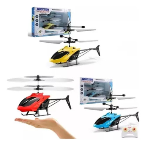/ Helicóptero Control Remoto Recargable Niño Juguete Con Led