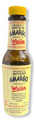 Amargo Angostura Aromatic Bitters 75ml. Aperitivo Wislan