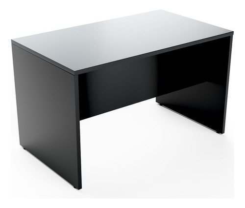 Mesa Escritorio Pc Oficina Cuarto Melamina - Piani 25 120cm Color Negro