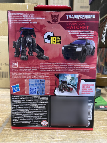 Hatchet 117 Transformers Dark Moon Takara Tomy Hasbro Nuevo