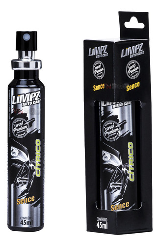 Perfume Automotivo Cheirinho Fragancia Premium Limpz Auto Cor Preto Fragancia Citrico