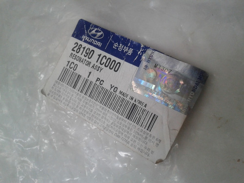 Resonador Quemador Canister Gases Hyundai Getz