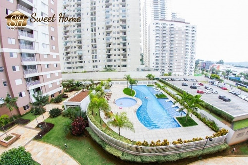 Imagem 1 de 15 de Apartamento Em Alphaville 3 Dorms E 2 Vagas E Varanda Gourmet. - Sh1533