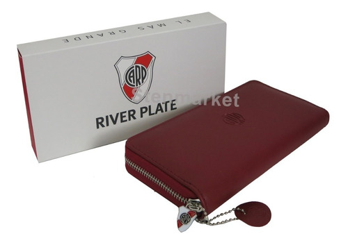 Billetera River Plate Cartera Tarjetas Pasaporte Carnet Dni