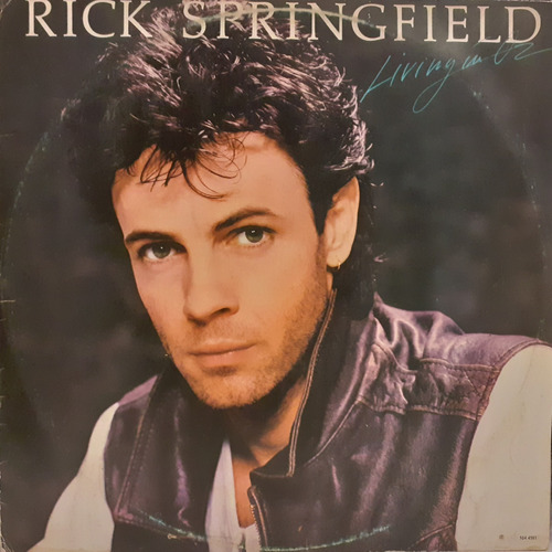 Rick Springfield Living In Vinilo Lp Brasil Maceo-disqueria