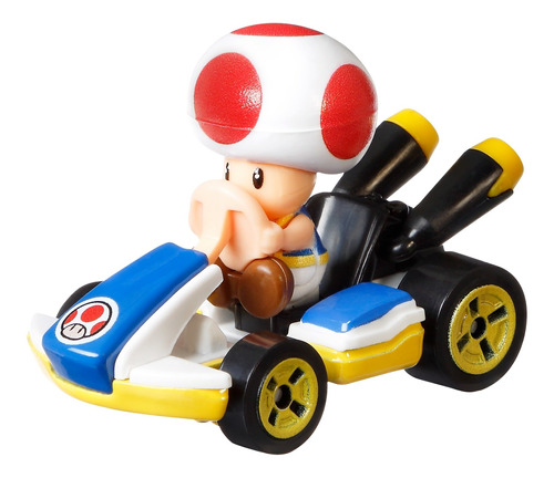 Vehículo De Juguete Hot Wheels Mario Kart Toad Standard Kart