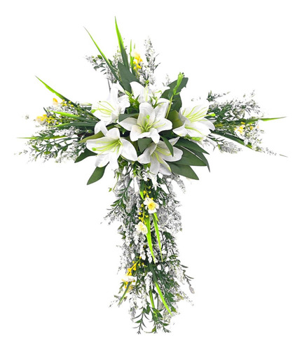 Guirnalda De Flores Artificiales De Pascua, Adorno De Puerta