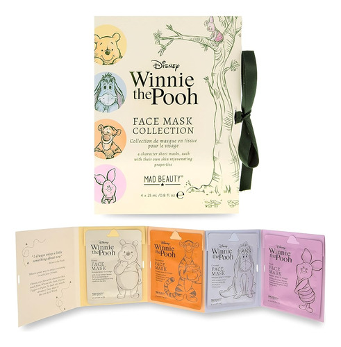 Mad Beauty Disney Winnie The Pooh Sheet Face Masks Collectio