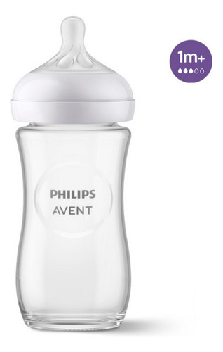 Mamadera Avent Scy933/01 Natural Response 240ml Vidrio