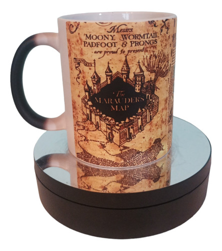 Taza Mapa Del Merodeador Harry Poter