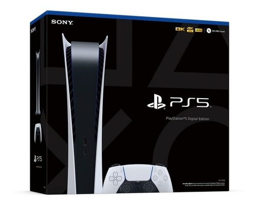 Consola Playstation 5 Edición Digital Color Blanco/negro