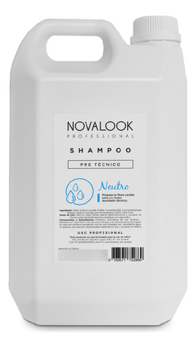 Shampoo Neutro Novalook 2900ml Peluquero