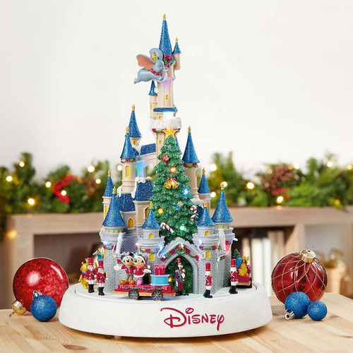 Castillo Disney Animado Navidad Musical Con Luces Navideño | Envío gratis
