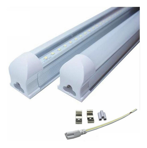 Tubo Led T8 18w 120cm Con Base Techo Accesorios 