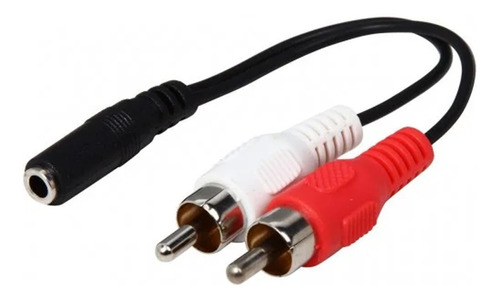 Cable Rca Macho A 3.5 Mm Hembra De Audio Aparatos Y Xbox 360