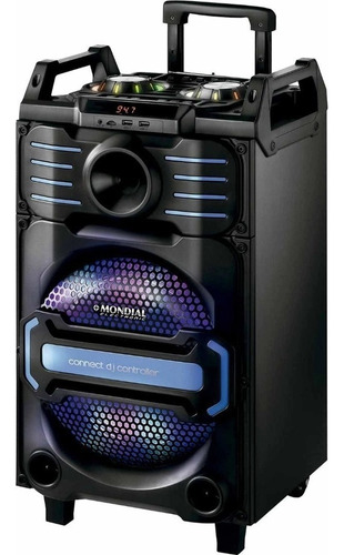 Caixa De Som Amplificada Bluetooth Mondial Controller 240w Cor Preto 110V/220V