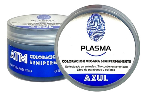  Tintura Vegana Atm Fantasía Azul Plasma 100g