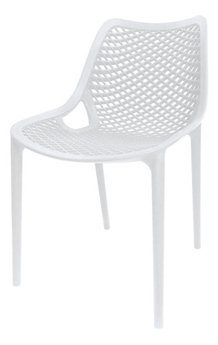 Silla Plástica Apilable Ambra - Desillas Color Blanco