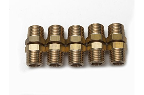  Brass Hex Pipe Bushing Reducer Fittings 1 4 Inch Male ...