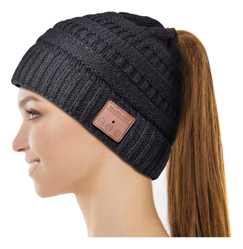 Highever Gorro Con Bluetooth Para Mujer, Gorro De Msica De I