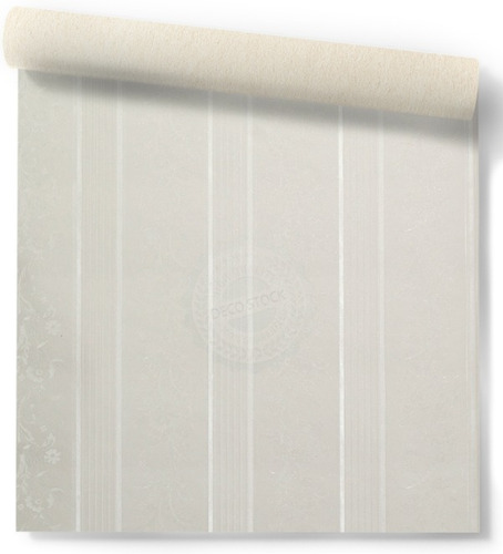 Papel Vinilico Sedado Blanco Flor Vinylpaper Muresco 1923/1