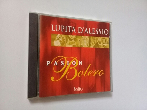Lupita D'alessio Cd Pasión Bolero - Folio 2000